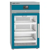 Coreco Medische Koelkast | LABORATORY | 175L | Grijs/Blauw | +2°C/+15°C | Geforceerd | Temperatuur-/Deuralarm | Licht Ontvlambare Medicatie | 600x650x1020(h)mm