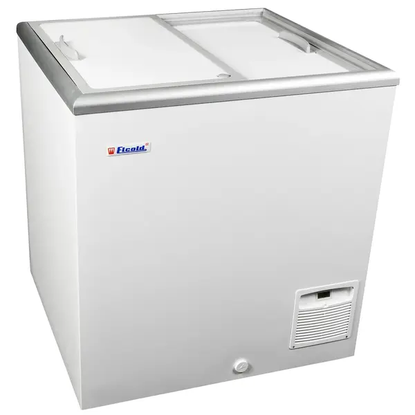 Vrieskist | CUBE | 205L | Wit | -16°C/-23°C | Statisch | Schuifdeksels | Wielen | 764x694x867(h)mm