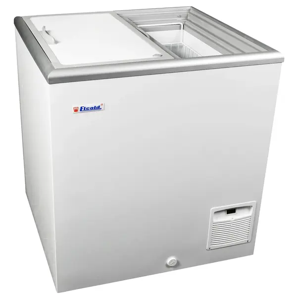 Vrieskist | CUBE | 205L | Wit | -16°C/-23°C | Statisch | Schuifdeksels | Wielen | 764x694x867(h)mm