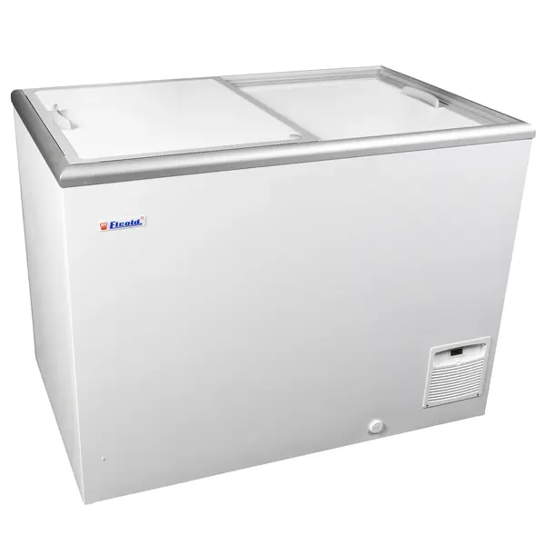 Vrieskist | CUBE | 331L | Wit | -16°C/-23°C | Statisch | Schuifdeksels | Wielen | 1094x694x867(h)mm