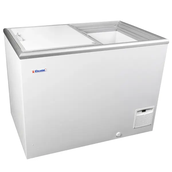 Vrieskist | CUBE | 331L | Wit | -16°C/-23°C | Statisch | Schuifdeksels | Wielen | 1094x694x867(h)mm