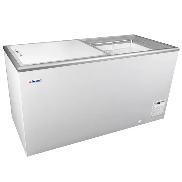 Vrieskist | CUBE | 602L | Wit | -16°C/-23°C | Statisch | Schuifdeksels | Wielen | 1804x694x867(h)mm