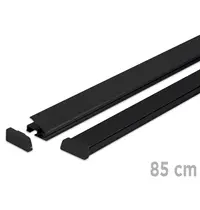 Luxus Posterrails | STANDARD | Aluminium | Zwart | Lengte 85cm 