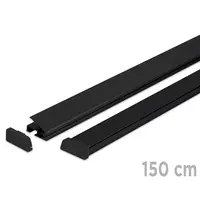 Luxus Posterrails | STANDARD | Aluminium | Zwart | Lengte 150cm