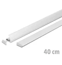 Luxus Posterrails | SLIM | Aluminium | Zilvergrijs | Lengte 40cm
