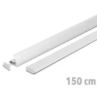 Luxus Posterrails | SLIM | Aluminium | Zilvergrijs | Lengte 150cm