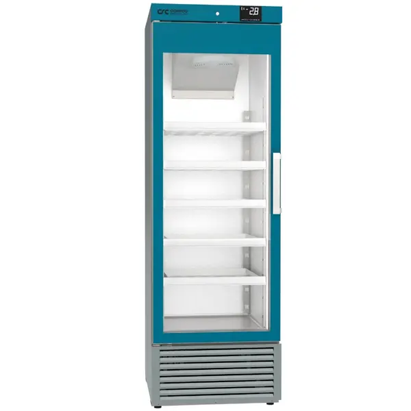 Medische Koelkast | LABORATORY | 470L | Grijs/Blauw | +2°C/+15°C | Geforceerd | Temperatuur-/Deuralarm | 660x750x2050(h)mm