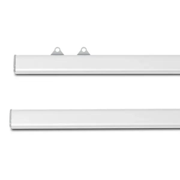 Posterrails | TWIN | Aluminium | Zilvergrijs | Lengte 85cm