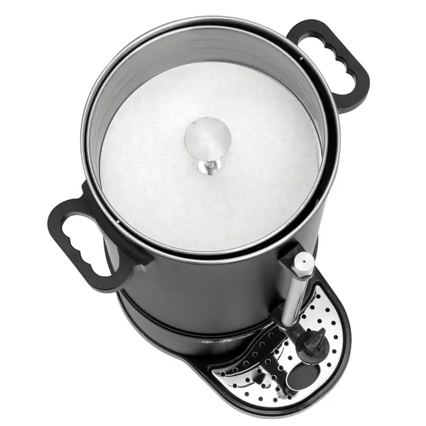 Koffiepercolator | PRO II | Zwart | 6L | Warmhoudfunctie | 1.2kW (230V) | Enkelwandig | Lekbak | 315x310x485(h)mm