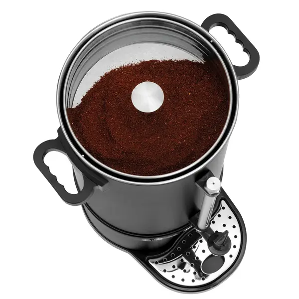 Koffiepercolator | PRO II | Zwart | 6L | 1.2kW (230V) | Enkelwandig | Lekbak | 315x310x485(h)mm