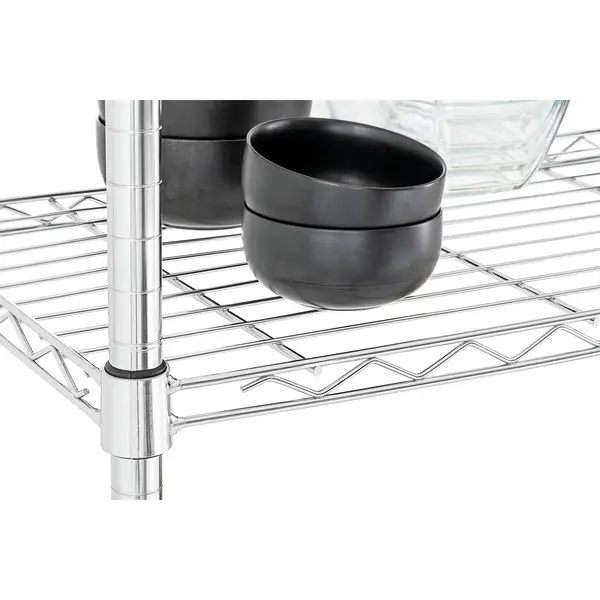 Opbergrek | Staal | 4 Niveaus | Verstelbaar | Zelfmontage | 760x360x1545(h)mm