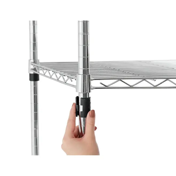 Opbergrek | Staal | 4 Niveaus | Verstelbaar | Zelfmontage | 1210x610x1845(h)mm