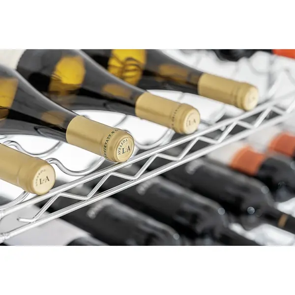 Wijnrek | Staal | 5 Niveaus (130x 75cl) | Verstelbaar | Zelfmontage | 910x355x1405(h)mm