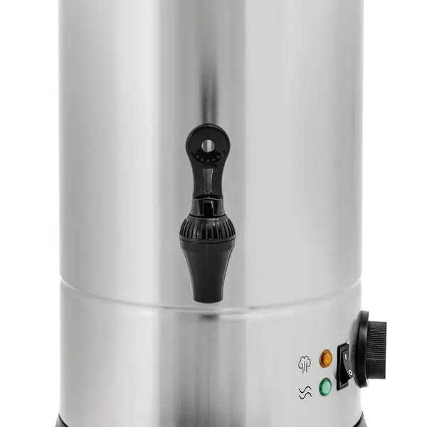 Glühweindispenser | RVS | 12.5L | 30°C/90°C | 1.6kW (230V) | Dubbelwandig | Lekbak | 300x305x535(h)mm