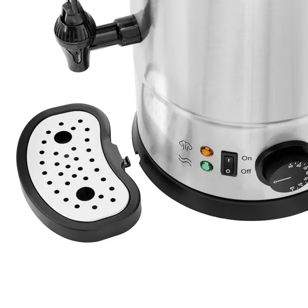 Glühweindispenser | RVS | 12.5L | 30°C/90°C | 1.6kW (230V) | Dubbelwandig | Lekbak | 300x305x535(h)mm