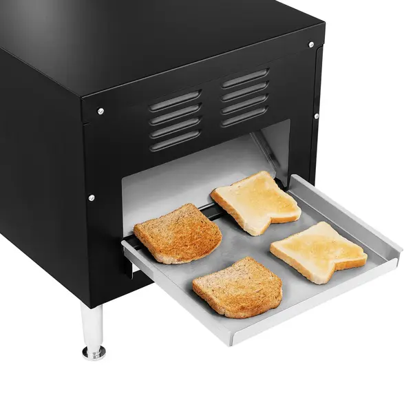 Doorlooptoaster | Zwart | Dubbel | Max. 150/u | 2.24kW (230V) | 370x420x390(h)mm