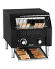 Bartscher Doorlooptoaster | Zwart | Dubbel | ≤150/u | 2.24kW (230V) | 370x420x390(h)mm 