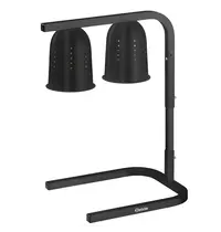 Bartscher Warmhoudbrug | Zwart | 1/1 GN | Verstelbare Hoogte | 2x 250W | Incl. Lampen | 350x510x590/790(h)mm 