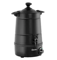 Bartscher Heetwaterdispenser | Zwart | 5L | 30°C/100°C | 1.8kW (230V) | Enkelwandig | 280x270x400(h)mm 
