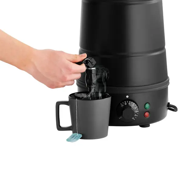 Heetwaterdispenser | Zwart | 5L | 30°C/100°C | 1.8kW (230V) | Enkelwandig | 280x270x400(h)mm