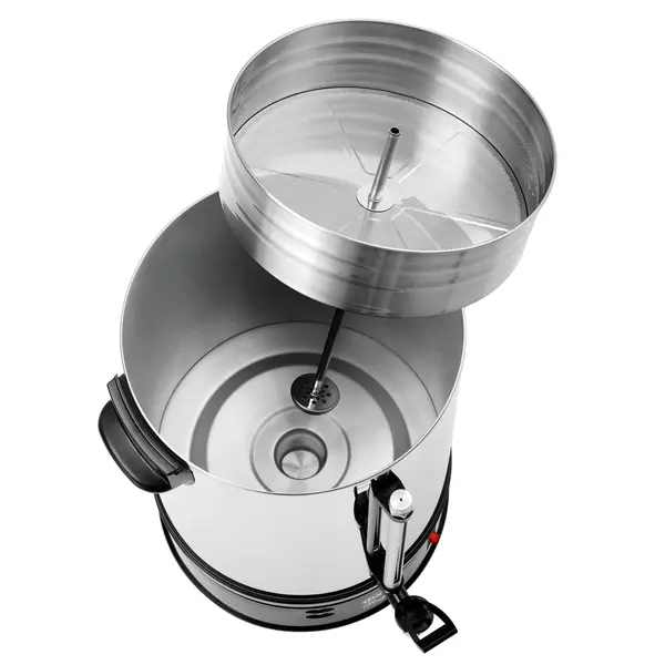 Koffiepercolator | REGINA PLUS | RVS/Zwart | 14L | 1.2kW (230V) | Enkelwandig | 340x340x470(h)mm