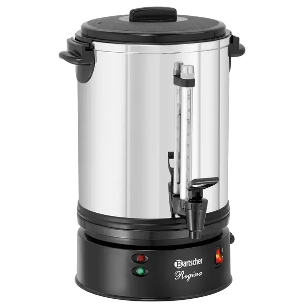 Koffiepercolator | REGINA PLUS | RVS/Zwart | 7L | 1.2kW (230V) | Enkelwandig | 280x280x410(h)mm