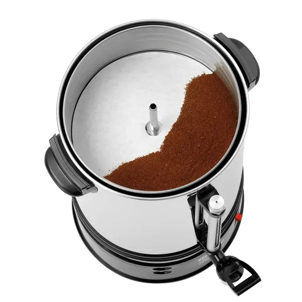 Koffiepercolator | REGINA PLUS | RVS/Zwart | 7L | 1.2kW (230V) | Enkelwandig | 280x280x410(h)mm