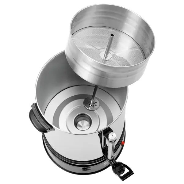 Koffiepercolator | REGINA PLUS | RVS/Zwart | 7L | 1.2kW (230V) | Enkelwandig | 280x280x410(h)mm