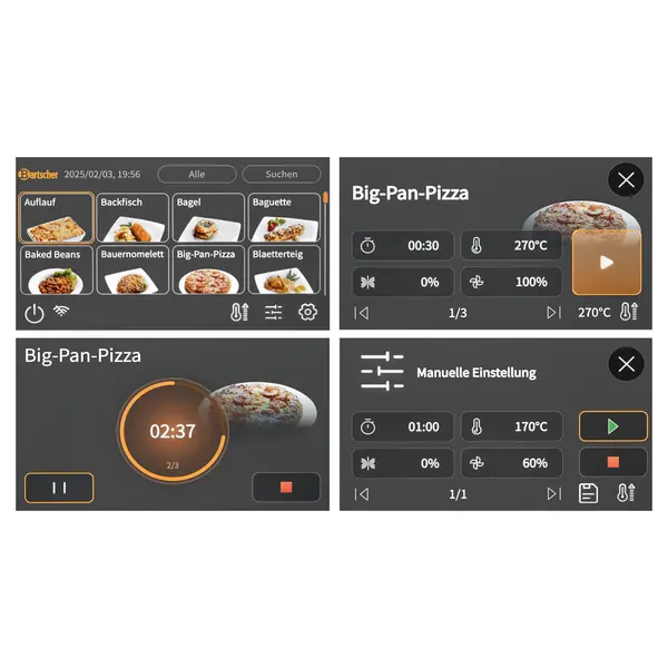High Speed Oven | SNACKJET | Elektrisch | 25°C/280°C | Hetelucht + Magnetron | 3.5kW (230V) | Touchscreen + USB | 465x675x615(h)mm