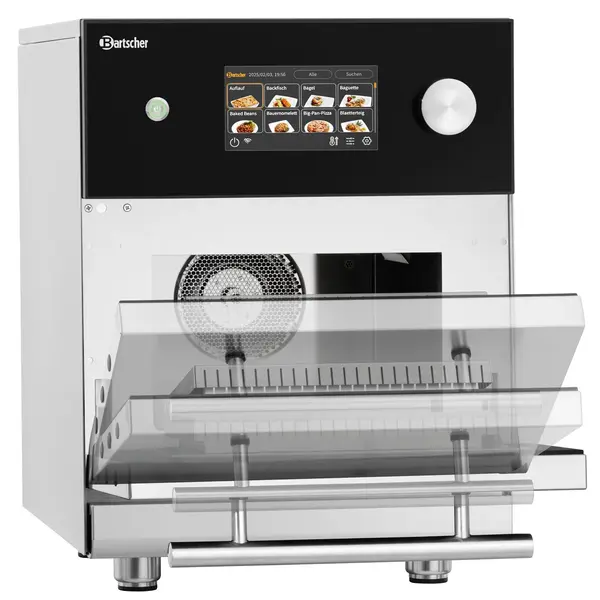 High Speed Oven | SNACKJET | Elektrisch | 25°C/280°C | Hetelucht + Magnetron | 3.5kW (230V) | Touchscreen + USB | 465x675x615(h)mm