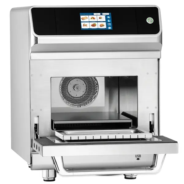 High Speed Oven | SNACKJET | Elektrisch | 25°C/280°C | Hetelucht + Magnetron | 3.5kW (230V) | Touchscreen + USB | 460x670x615(h)mm