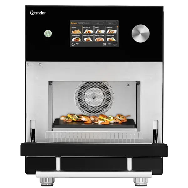 High Speed Oven | SNACKJET | Elektrisch | 25°C/280°C | Hetelucht + Magnetron | 3.5kW (230V) | Touchscreen + USB | 465x675x615(h)mm