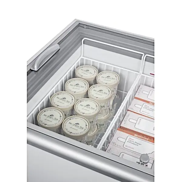 Vrieskist | NOVA | 602L | Wit | -16°C/-23°C | Statisch | Schuifdeksels | Wielen | 1804x694x867(h)mm