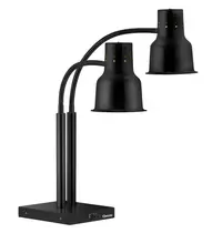 Bartscher Warmhoudlamp | Zwart | Flexibel | 2x 250W | Incl. Lampen | 335x520x700(h)mm