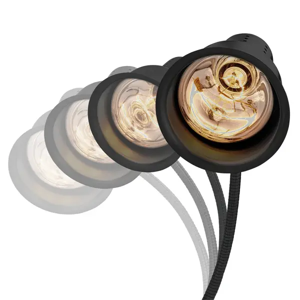 Warmhoudlamp | Zwart | Flexibel | 1x 250W | Incl. Lamp | 190x270x700(h)mm