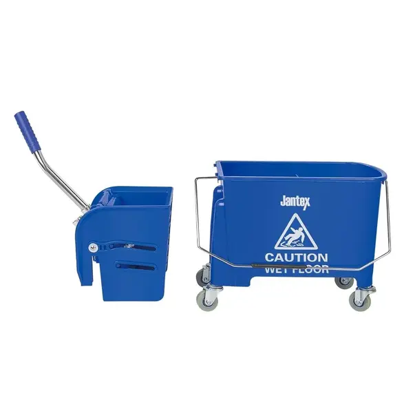 Rolemmer + Wringer | KENTUCKY | 20L | Blauw (Kleurcodering) | Schoon-/Vuilwaterscheiding | 350x280x480(h)mm