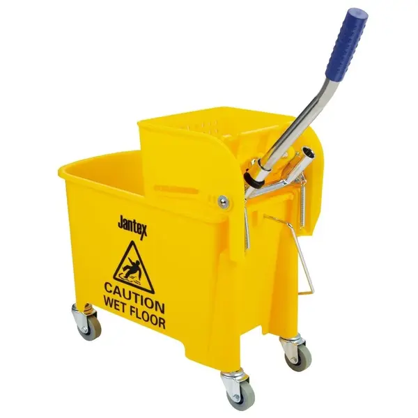 Rolemmer + Wringer | KENTUCKY | 20L | Geel (Kleurcodering) | Schoon-/Vuilwaterscheiding | 350x280x480(h)mm