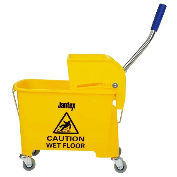 Rolemmer + Wringer | KENTUCKY | 20L | Geel (Kleurcodering) | Schoon-/Vuilwaterscheiding | 350x280x480(h)mm