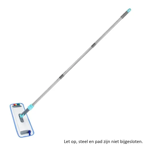 Platte Dweilkop | Aluminium/Kunststof | 400x90mm