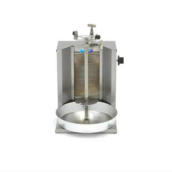 Shoarma Grill | 1 gasbrander | RVS uitlekbak | 365x457x530(h)mm