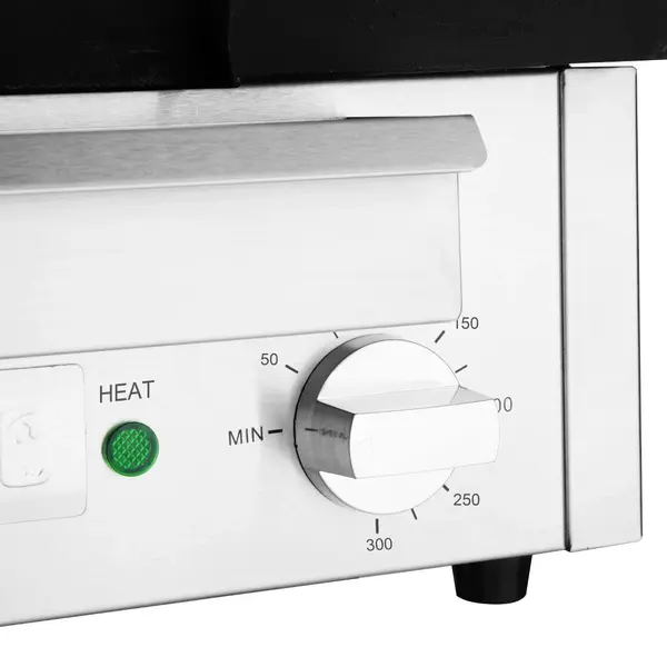 Bak-/Grillplaat | Elektrisch | Glad Oppervlak 385x280 (Gietijzer) | 50°C/300°C | 1.8kW (230V) | 430x320x203(h)mm