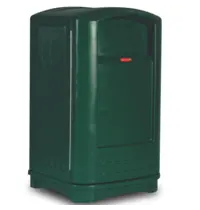 Rubbermaid Afvalbak | LANDMARK CONTAINER SERIE II | Kunststof | Groen | 189.3L | Duwdeksel | 641x629x1070(h)mm - Copy 