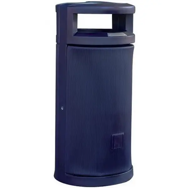 Afvalbak | Kunststof | Blauw | 120L | Inworpvak | Ø530x1160(h)mm