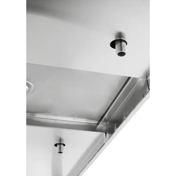 Bar-/Cocktailstation | RVS | IJs-/Ingrediëntenbakken + Spoelbak + Flessenrekken | Bodemschap | Achteropstand | 1600x820x900/950(h)mm