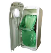 V-Part Afvalbak | ENVIROBIN MAXI | Kunststof | Grijs | 140L | Open | Afvalscheiding | Modulair | 550x615x1220(h)mm 