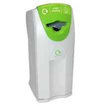 V-Part Afvalbak | ENVIROBIN MAXI | Kunststof | Grijs/Groen | 140L | Open | Afvalscheiding | Modulair | 550x615x1220(h)mm 