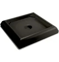 Rubbermaid Onderstel | Kunststof | Zwart | Rubbermaid Afvalbakken | 622x622x152(h)mm