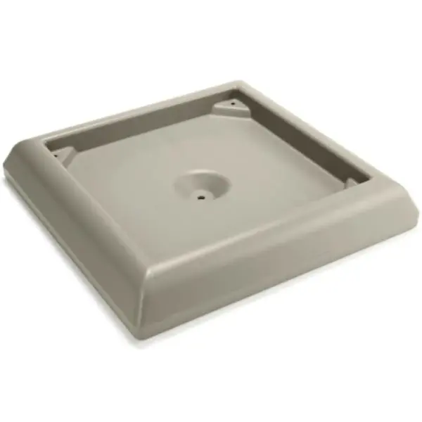Onderstel | Kunststof | Beige | Rubbermaid Afvalbakken | 622x622x152(h)mm
