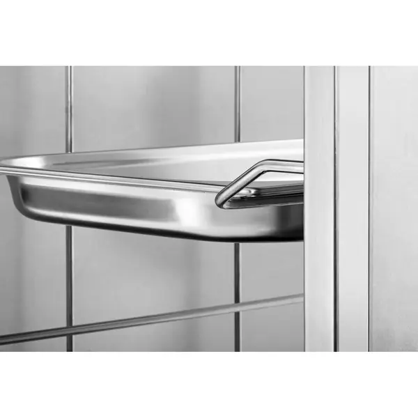 Regaalwagen | RVS | 10 Etages (1/1 GN) + Bovenblad | Wielen (Geremd) | 585x695x1820(h)mm