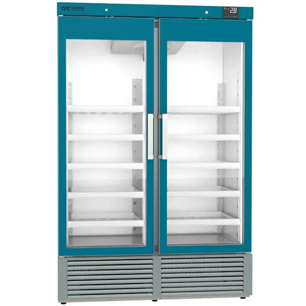 Medische Koelkast | LABORATORY | 1070L | Grijs/Blauw | +2°C/+15°C | Geforceerd | Temperatuur-/Deuralarm | 1370x730x2050(h)mm